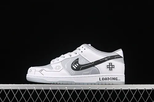 All categories Nk SB Dunk series Nk SB Dunk Low low-top sneakers Nk Dunk low "Video Game" video game theme SB smashing backboard fashion casual sneakers DD1768-400